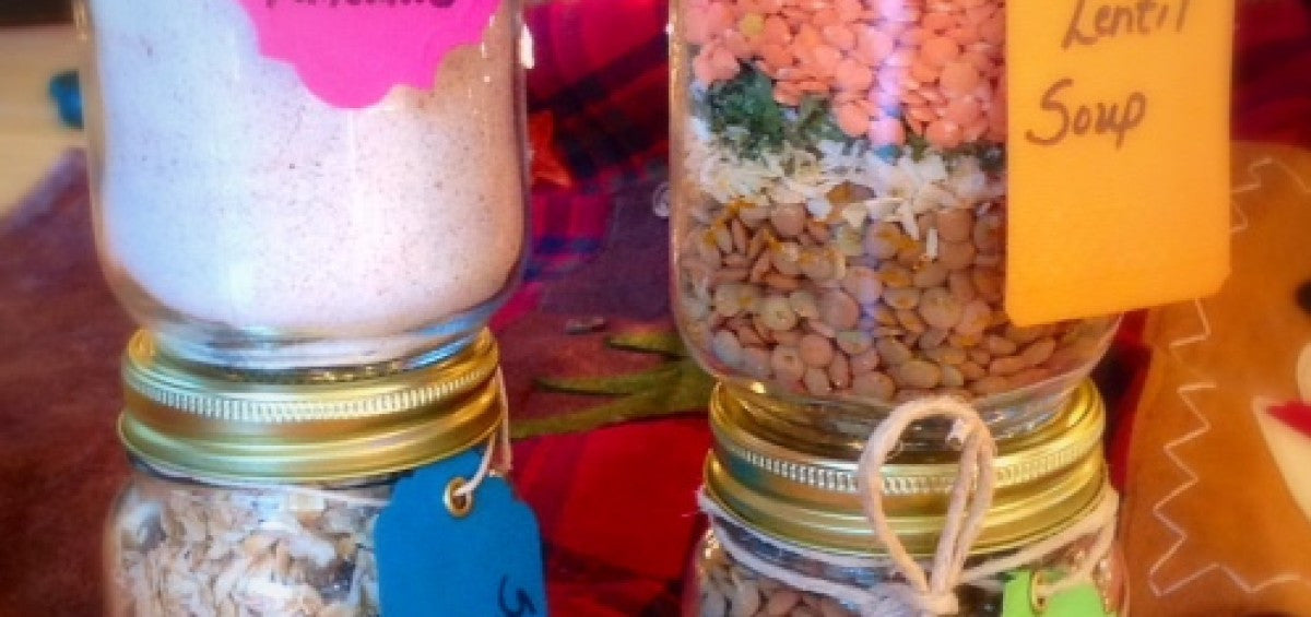 Lentil Soup Mason Jar Gifts - The Girl on Bloor