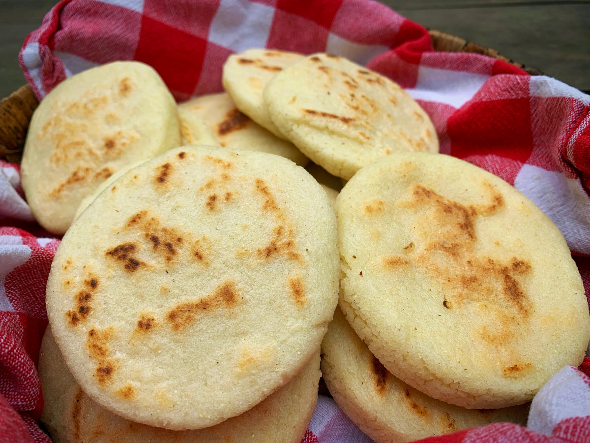 Arepas with Savory Black Beans – PlantPure Nation